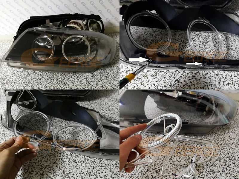 BMW Serie 3 E90 E91 2005-2008 Angel Eye U RGB