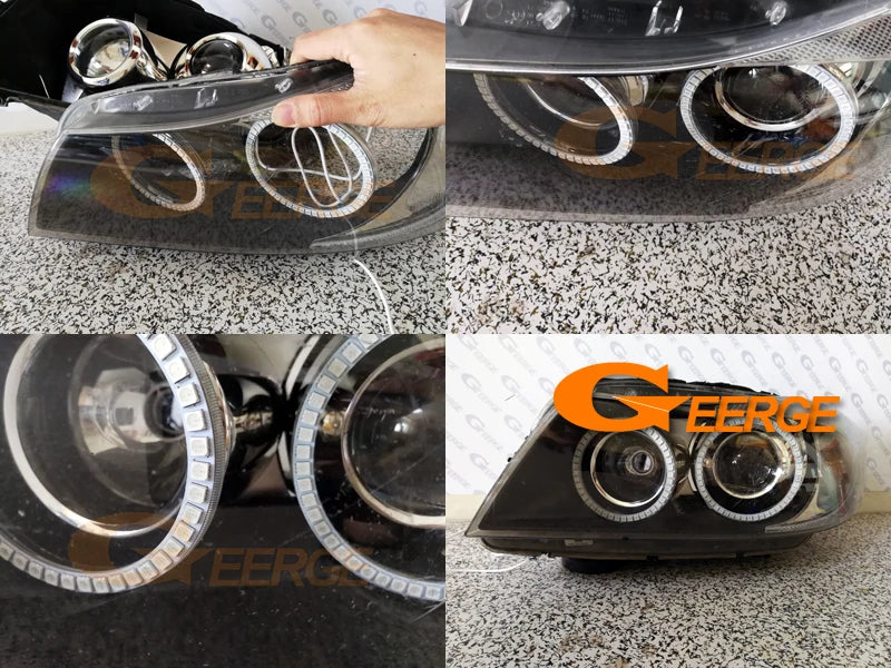 BMW Serie 3 E90 E91 2005-2008 Angel Eye U RGB