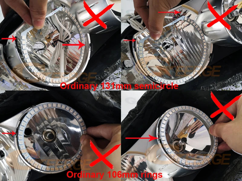BMW Serie 3 E90 E91 2005-2008 Angel Eye U RGB