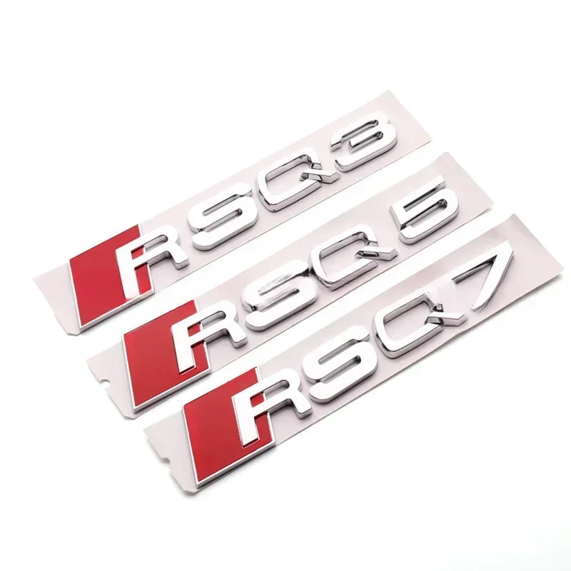 Sigle Audi RSQ3 RSQ5 RSQ7 RSQ8