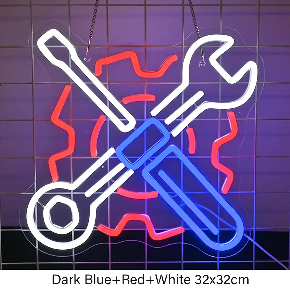 Néon Décoratif pour Garage