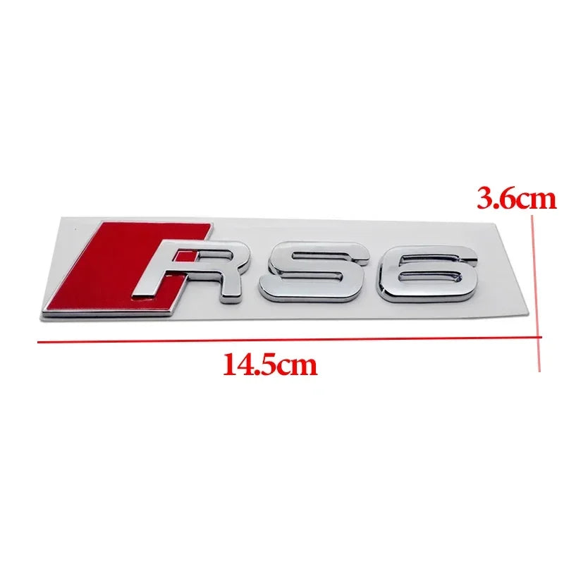 Sigle Audi RS3 RS4 RS5 RS6 RS7 RS8