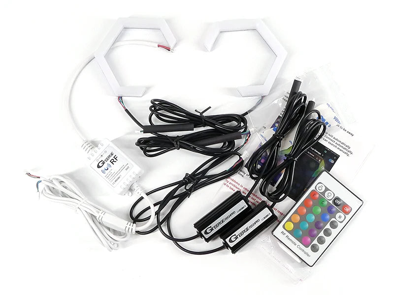 Audi A1 A3 A4 A5 A6 A7 A8 Q3 Q5 R8 Angel Eye Exagone RGB
