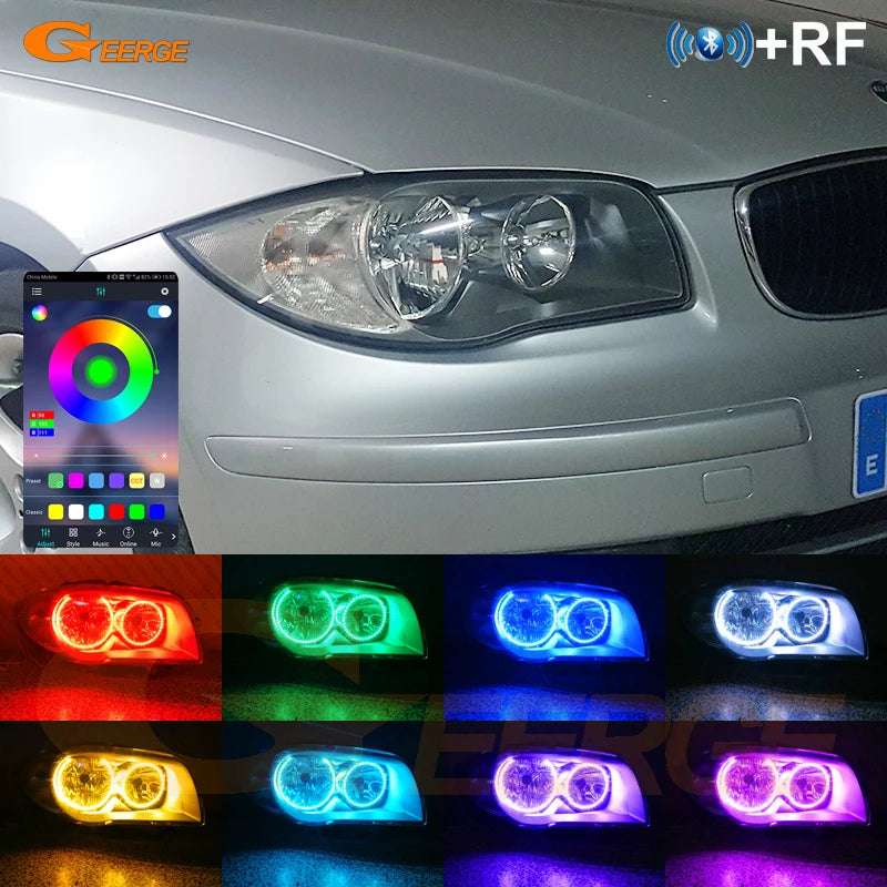 BMW E81 E82 E87 E88 Angel Eyes RGB O
