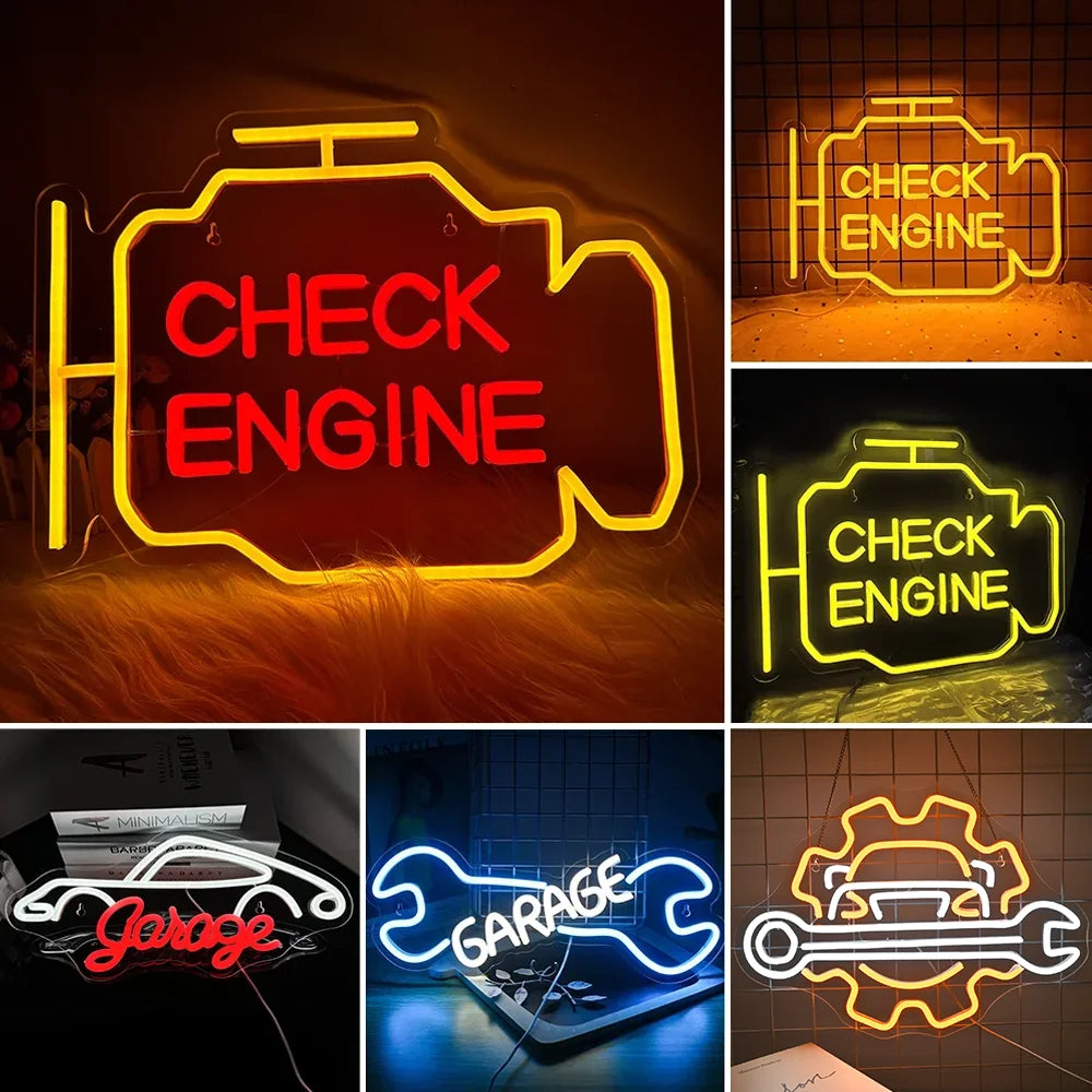 Néon Décoratif pour Garage
