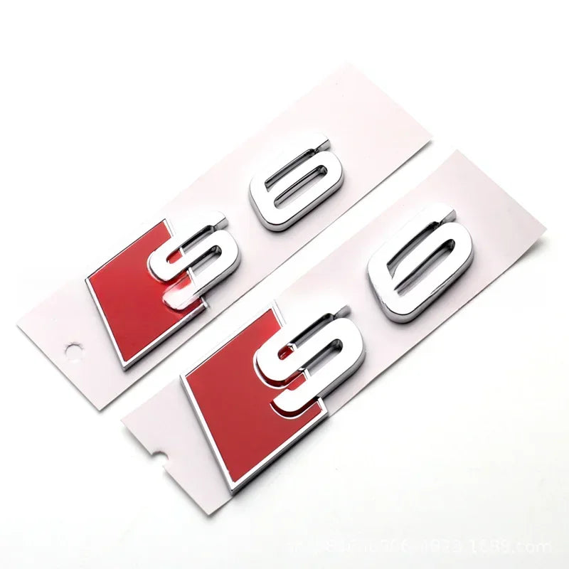 Sigle Arrière Audi Sline S3 S4 S5 S6 S7 S8 R8