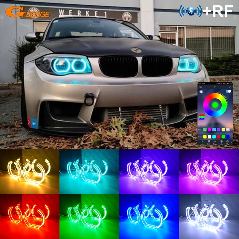 BMW E82 E88 E87 E81 Style DTM RGB Angel Eyes U