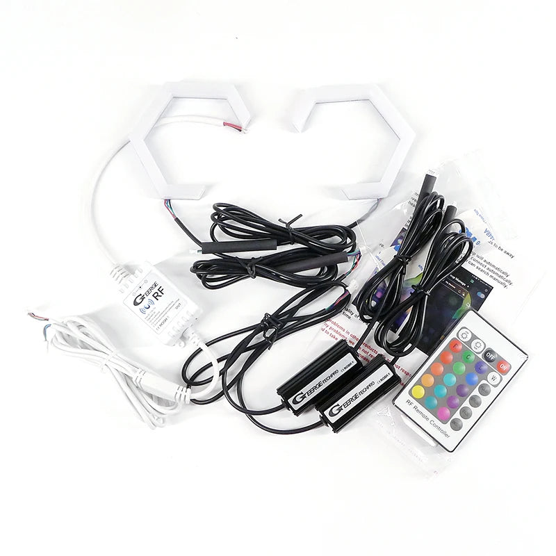 Audi A1 A3 A4 A5 A6 A7 A8 Q3 Q5 R8 Angel Eye Exagone RGB
