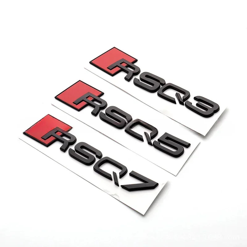 Sigle Audi RSQ3 RSQ5 RSQ7 RSQ8