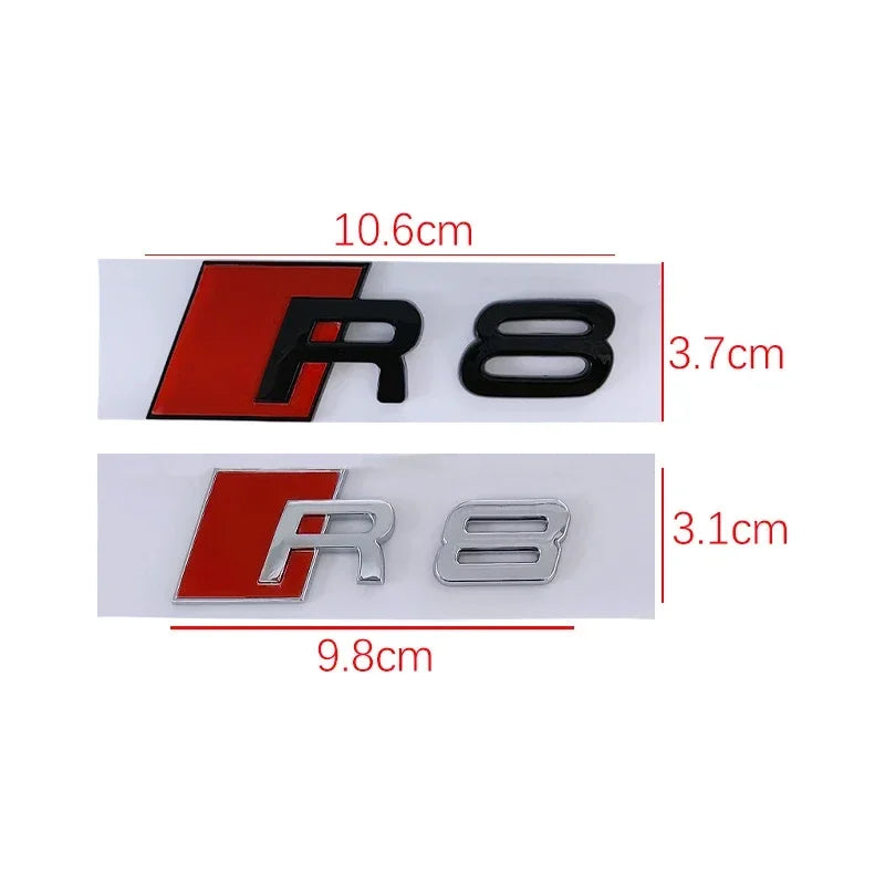 Sigle Arrière Audi Sline S3 S4 S5 S6 S7 S8 R8