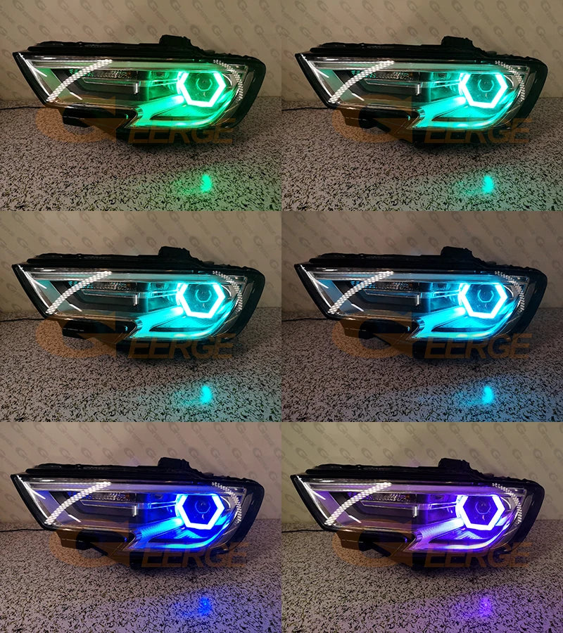 Audi A1 A3 A4 A5 A6 A7 A8 Q3 Q5 R8 Angel Eye Exagone RGB