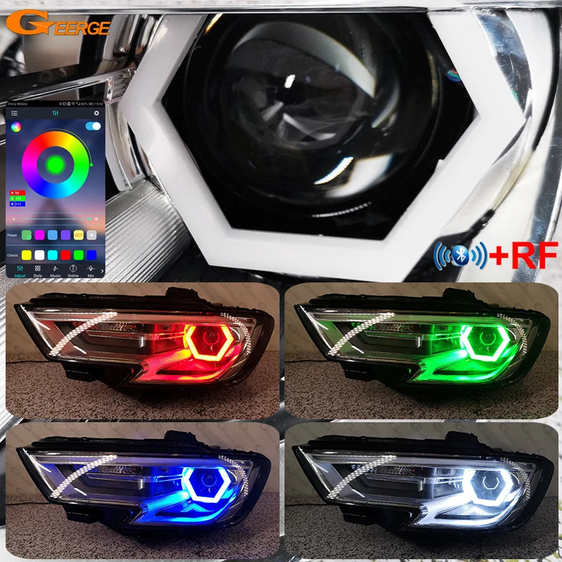 Audi A1 A3 A4 A5 A6 A7 A8 Q3 Q5 R8 Angel Eye Exagone RGB